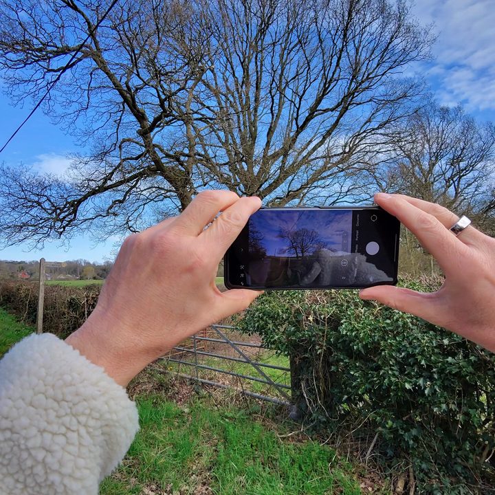 A photo taken with the Ray-Ban Meta smartglasses, before any edits.