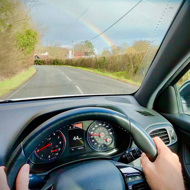 A photo taken with the Ray-Ban Meta smartglasses, after edits.