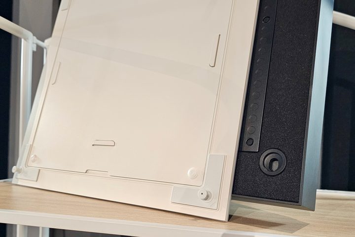 Samsung Music Frame with photo panel removed.
