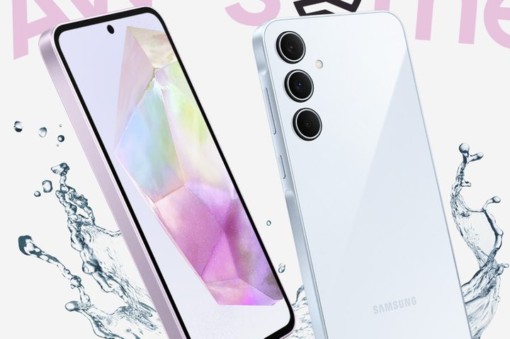 A render of the Samsung Galaxy A35.