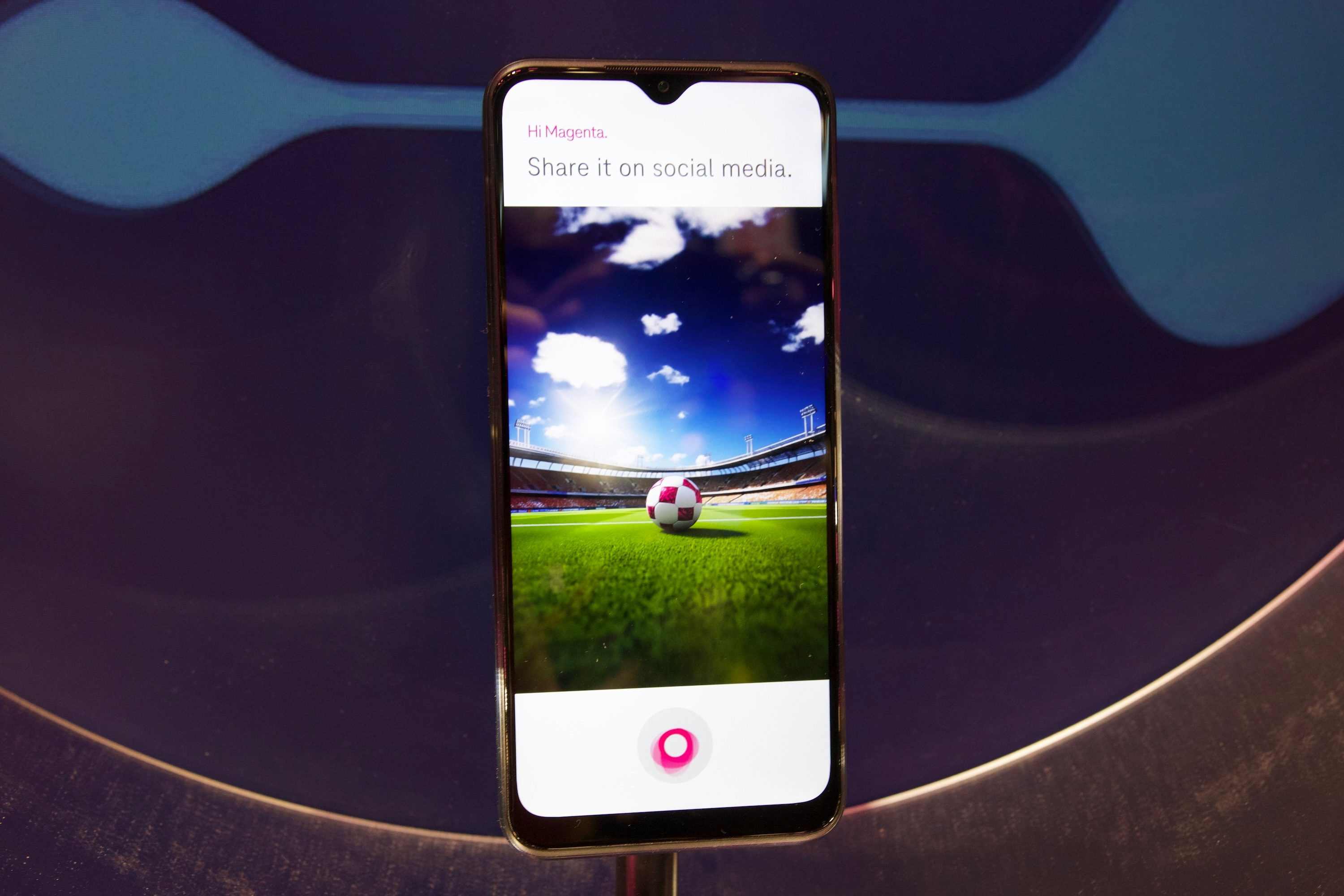 A demo of Brain.ai on the T Phone doing an image generation task.