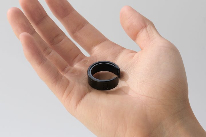 A promotional image showing the Wizpr ring.