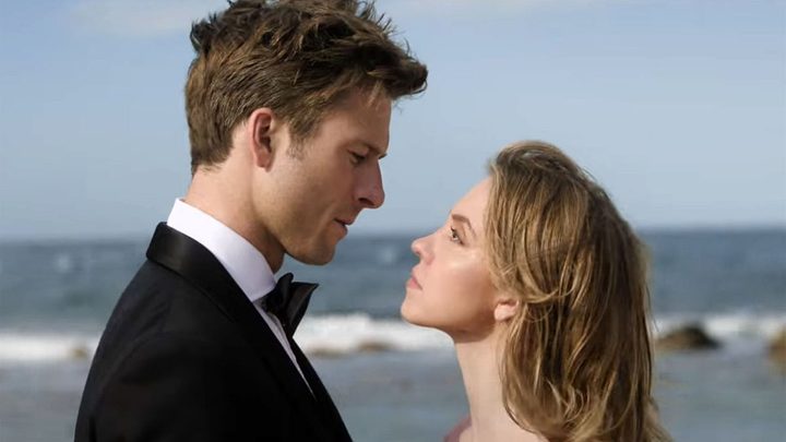 Glen Powell and Sydney Sweeney in Anyone But You.