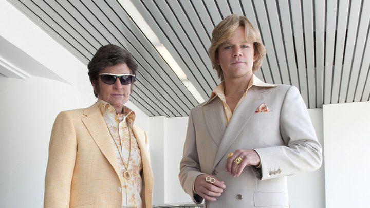 Michael Douglas and Matt Damon in Behind the Candelabra.