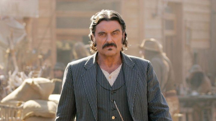 Ian McShane in Deadwood: The Movie.