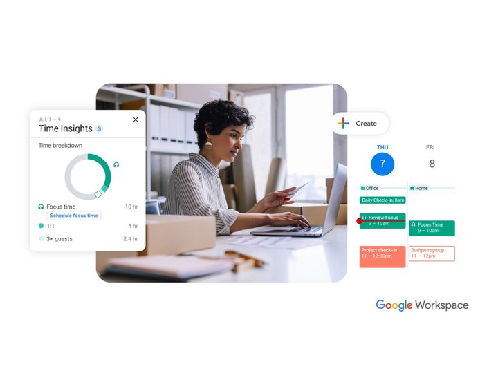 Google Workspace Calendar views