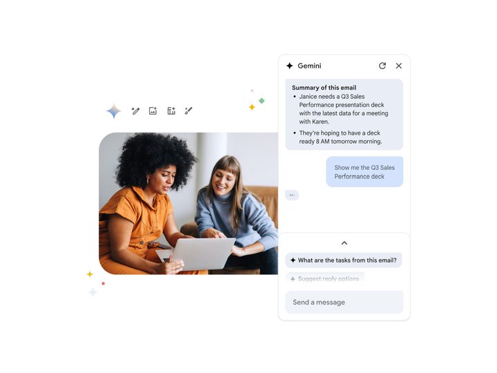 Google Workspace Gemini AI at work