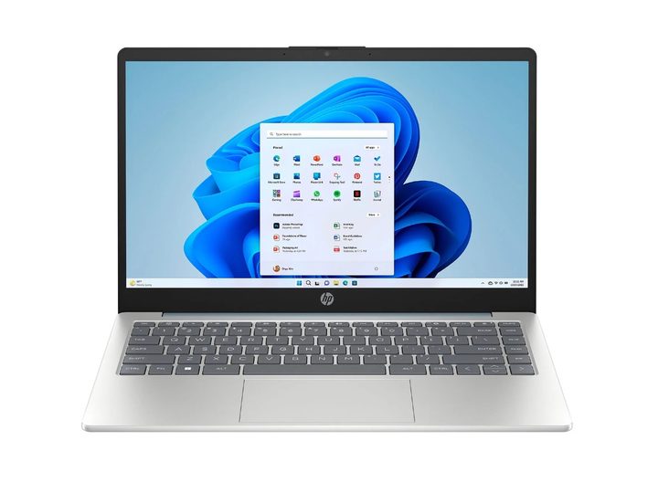 The HP Laptop 14 on a white background.