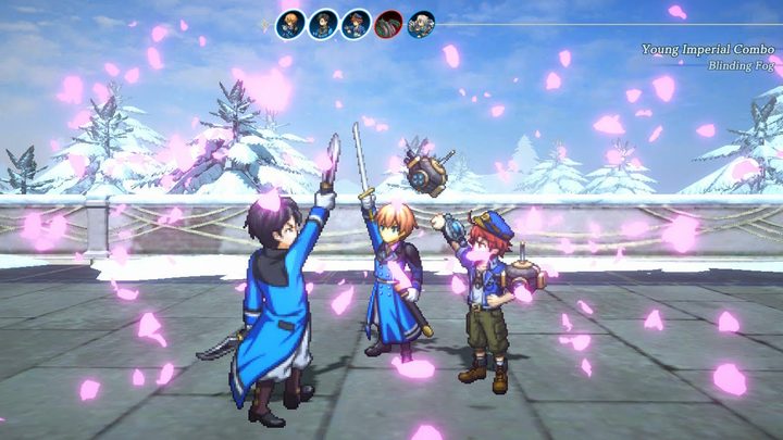 Young Imperial Hero Combo in Eiyuden Chronicle: Hundred Heroes.