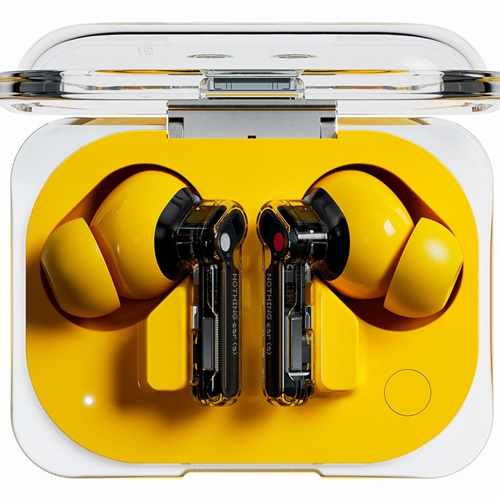Nothing Ear (a) wireless earbuds.