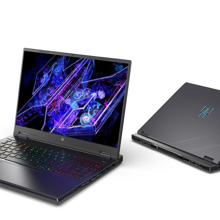 The Acer Predator Helios Neo 14 gaming laptop on a white background.