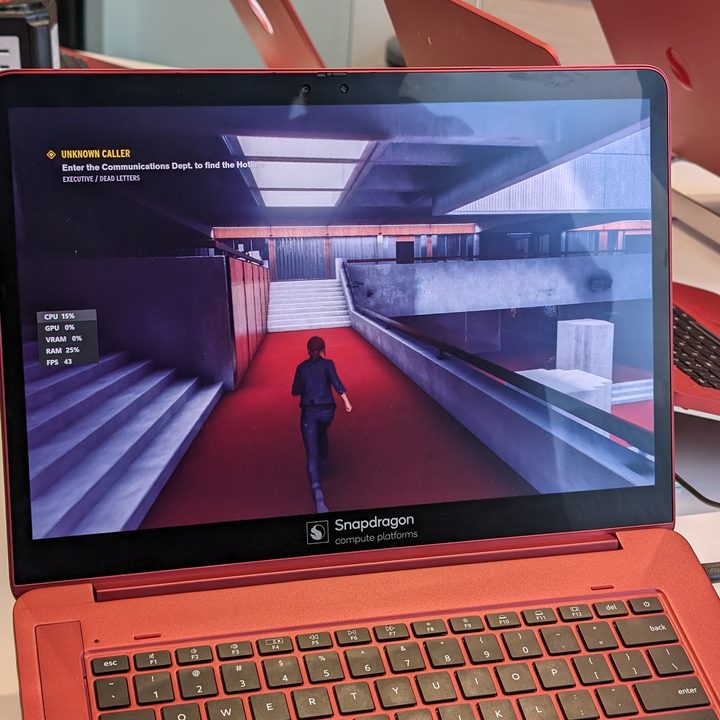 Gaming on a laptop with the Snapdragon X Elite chip