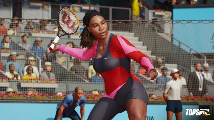 Serena Williams plays Tennis in TopSpin 2K25.