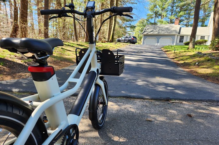 Vvolt Slice Lite at the bottom of a fairly steep driveway.