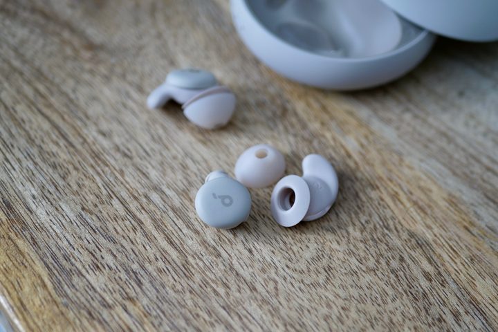 The Anker Soundcore Sleep A20 with silicone accessories removed.