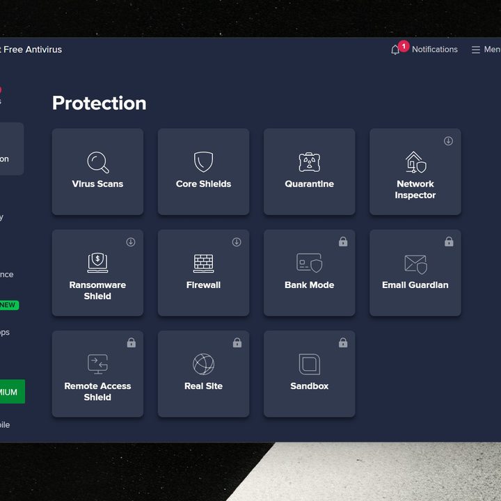 Avast anti-virus runs on Windows 11.