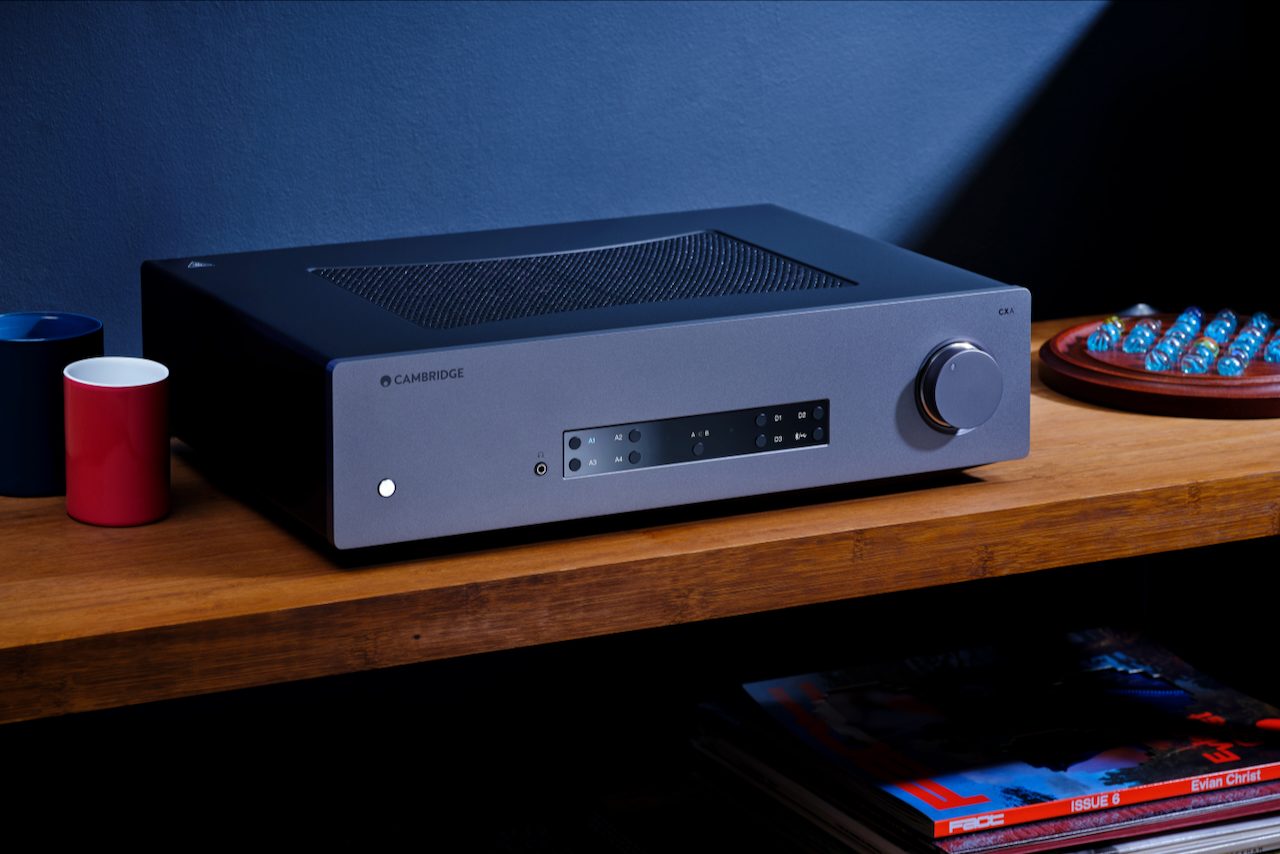 Cambridge Audio CXA81 integrated amplifier.