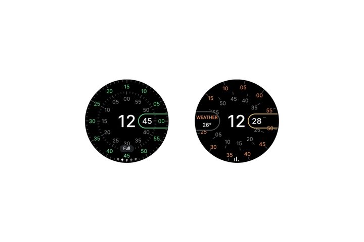 Concentric Wear OS watch face for Samsung Galaxy Watch.