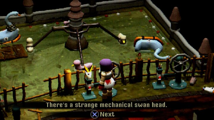 Mara interacts with a puzzle in Crow Country.