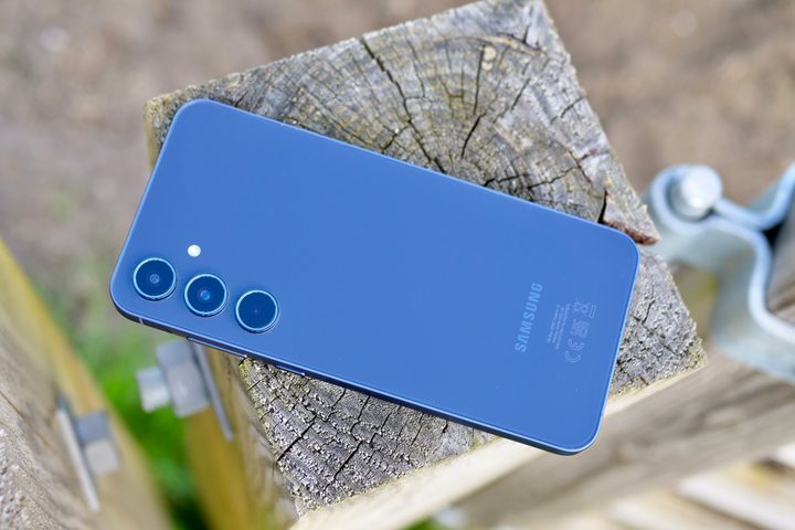 The back of the Samsung Galaxy A55.