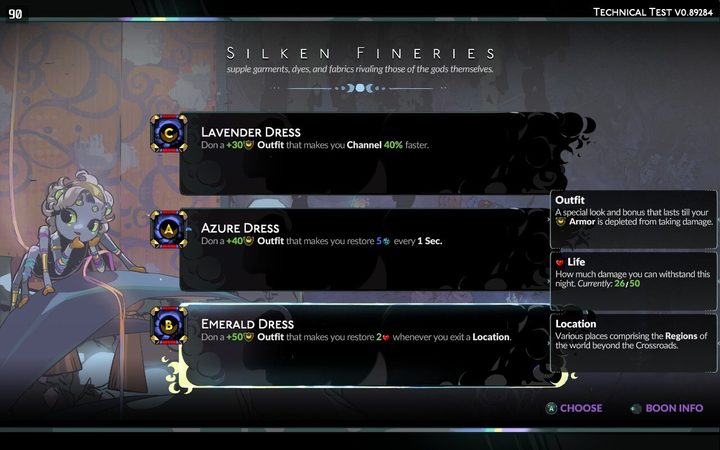 Armor upgrades available in Hades 2.