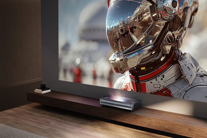 The Hisense PX3-Pro Laser Cinema.