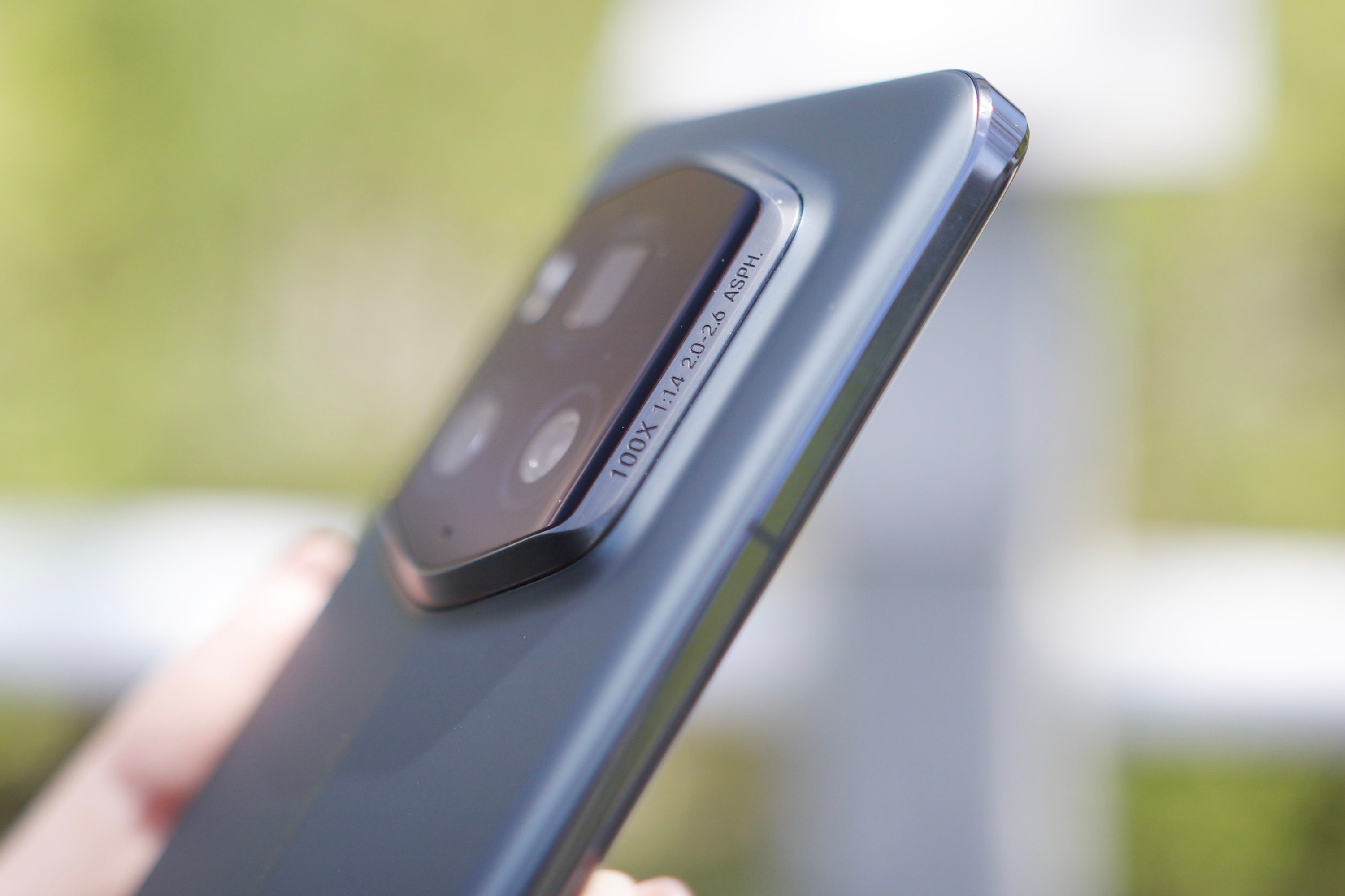A close-up photo of the rear camera module on the Honor Magic 6 RSR.
