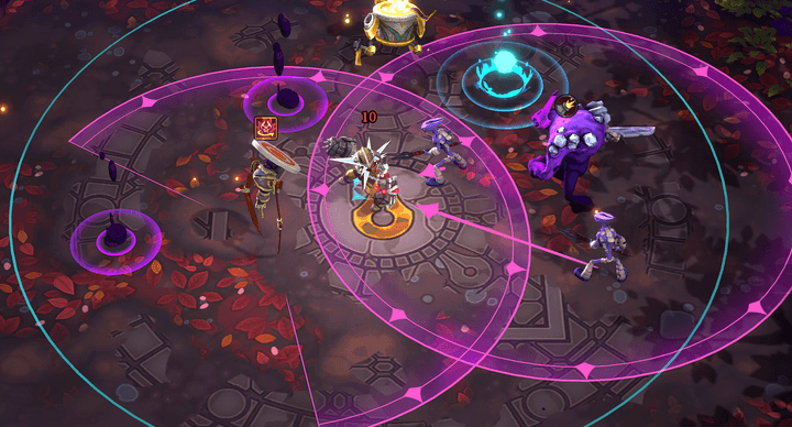 A character battles monsters in Inkbound.