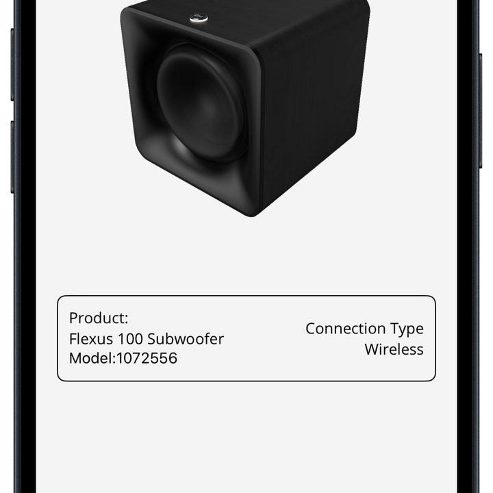 Klipsch Connect Plus app for iOS: Sub 100 level.