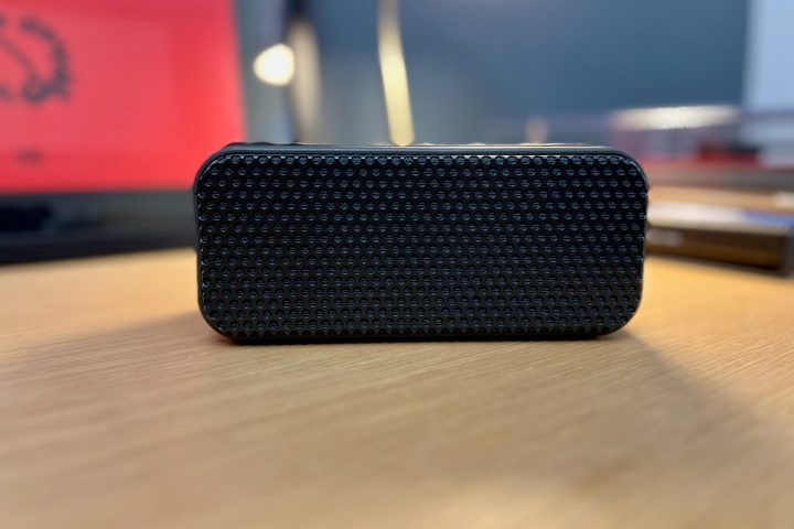 The back of the Klipsch Nashville Bluetooth speaker.
