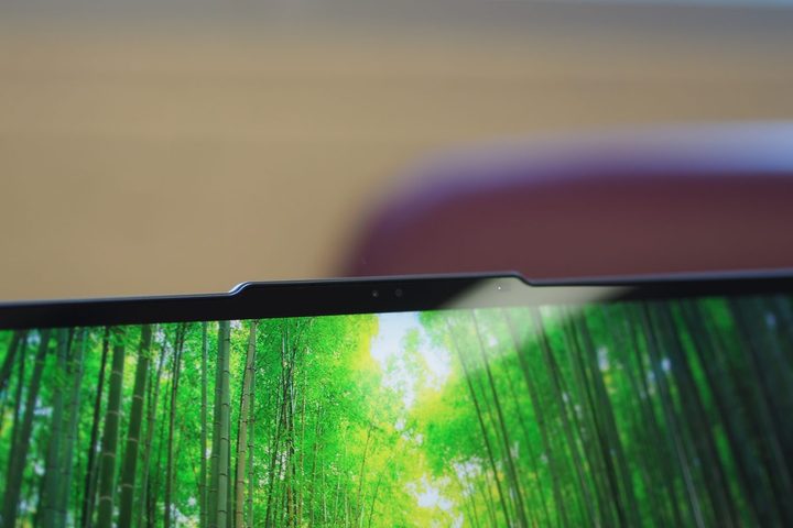 Lenovo Yoga Pro 9i 16 front view showing webcam notch.