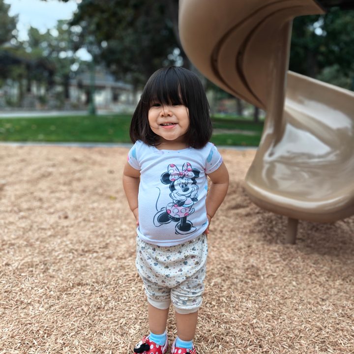 Portrait of toddler taken with the OnePlus 12R.