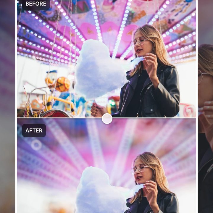 Blurring backgrounds in Lightroom.