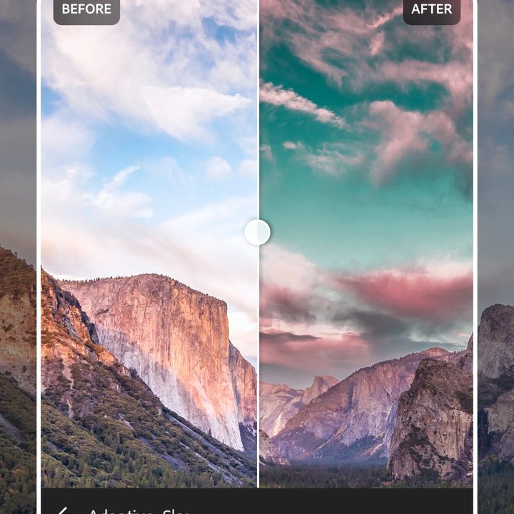 Editing the sky in Lightroom.