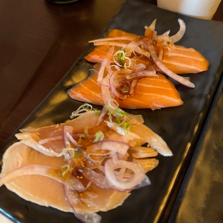 Carpaccio dish.