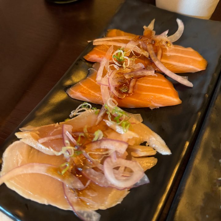 Carpaccio dish.