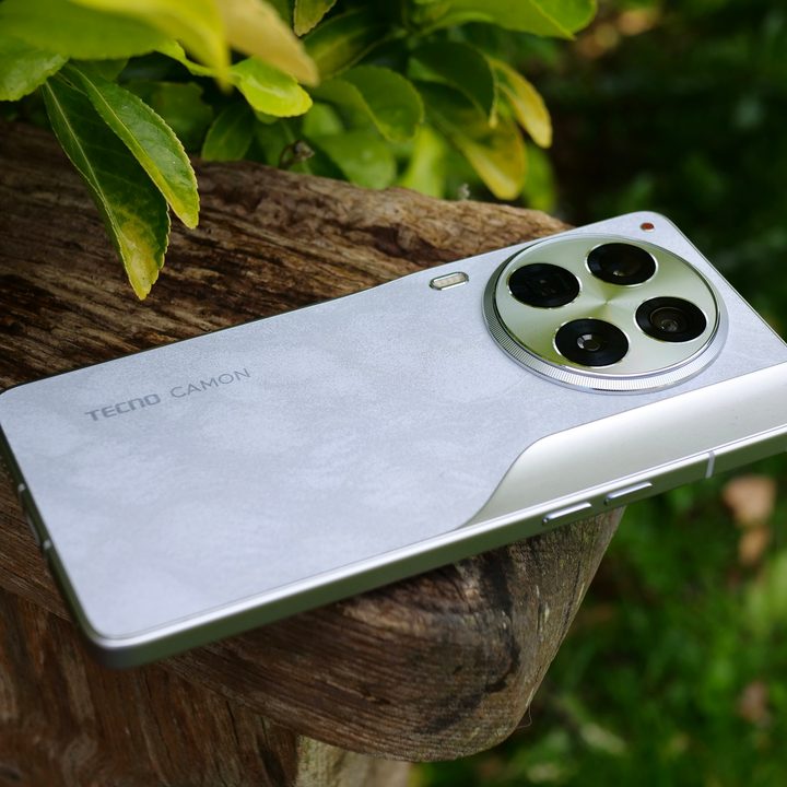 The back of the Tecno Camon 30 Premier.