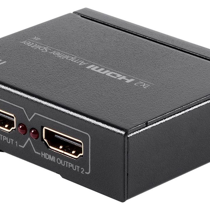A Monoprice HDMI Splitter Amp.