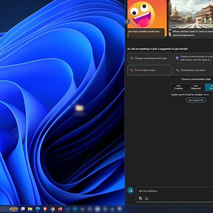 Windows 11 Copilot in Windows 11.