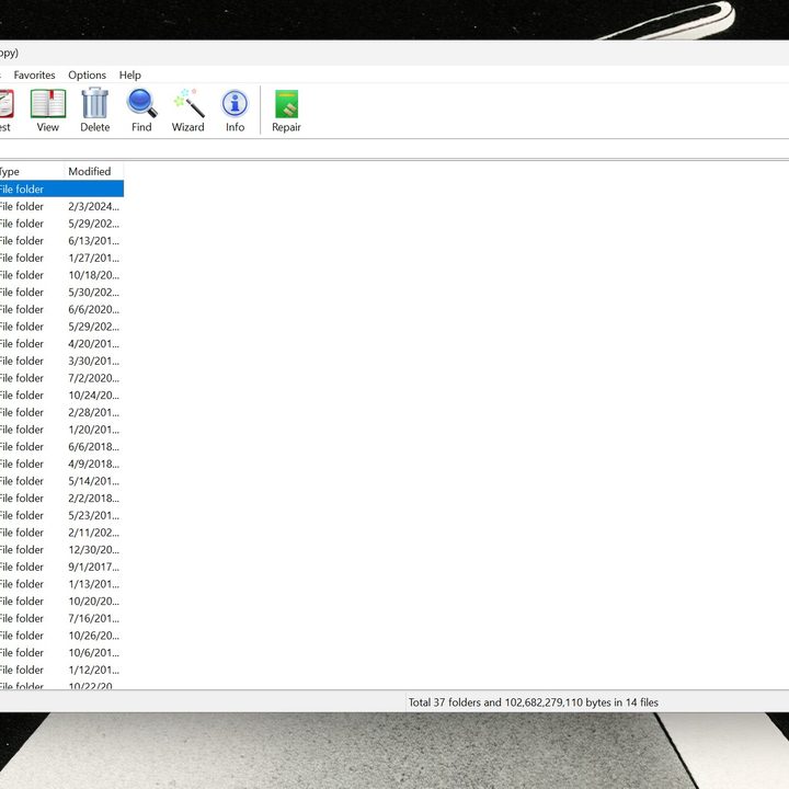 WinRAR runs on Windows 11.