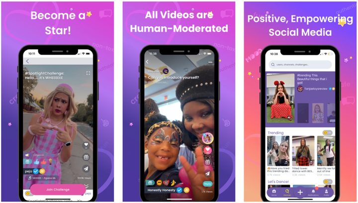 Zigazoo app screenshots.
