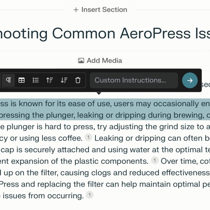 New highlight tool in Perplexity.
