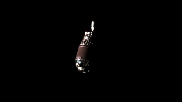 Image of a piece of space debris seen from Astroscale's ADRAS-J satellite.