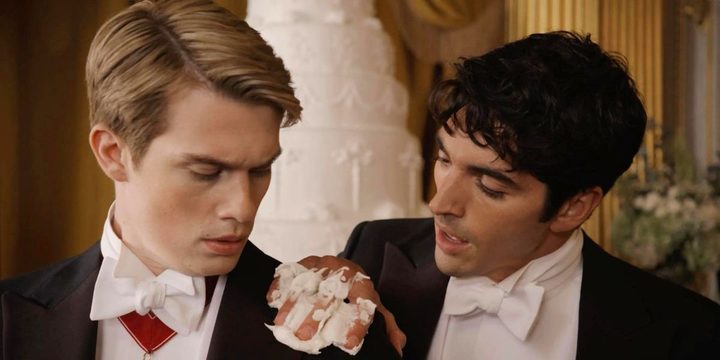 Alex and Henry in Red White and Royal Blue