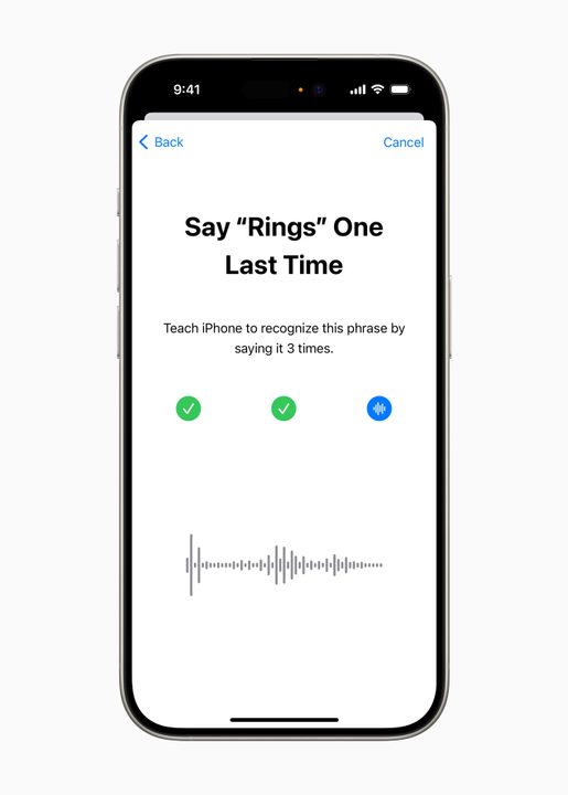 Apple's upcoming Vocal Shortcut accessibility feature.