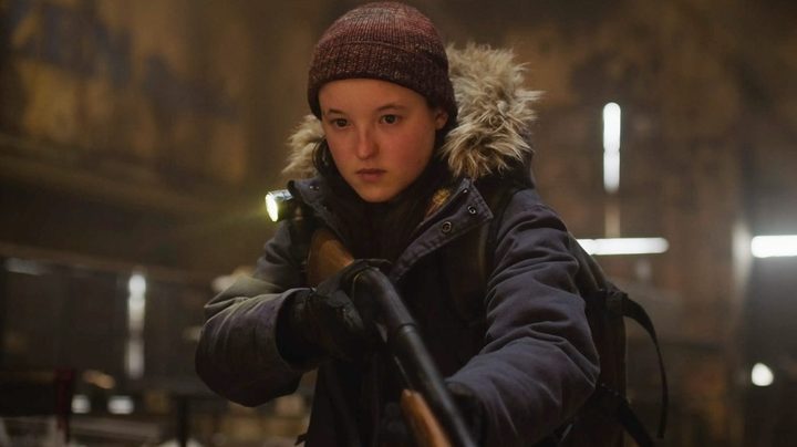 Ellie holds a gun in The Last of Us.