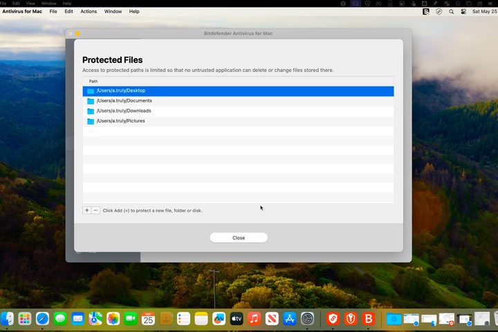 Bitdefender protects folders and keeps an app whitelist to guard against ransomware.