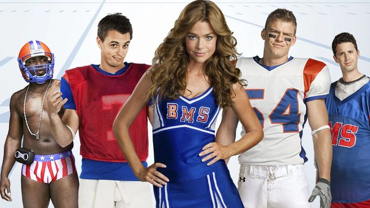 The cast of Blue Mountain State.
