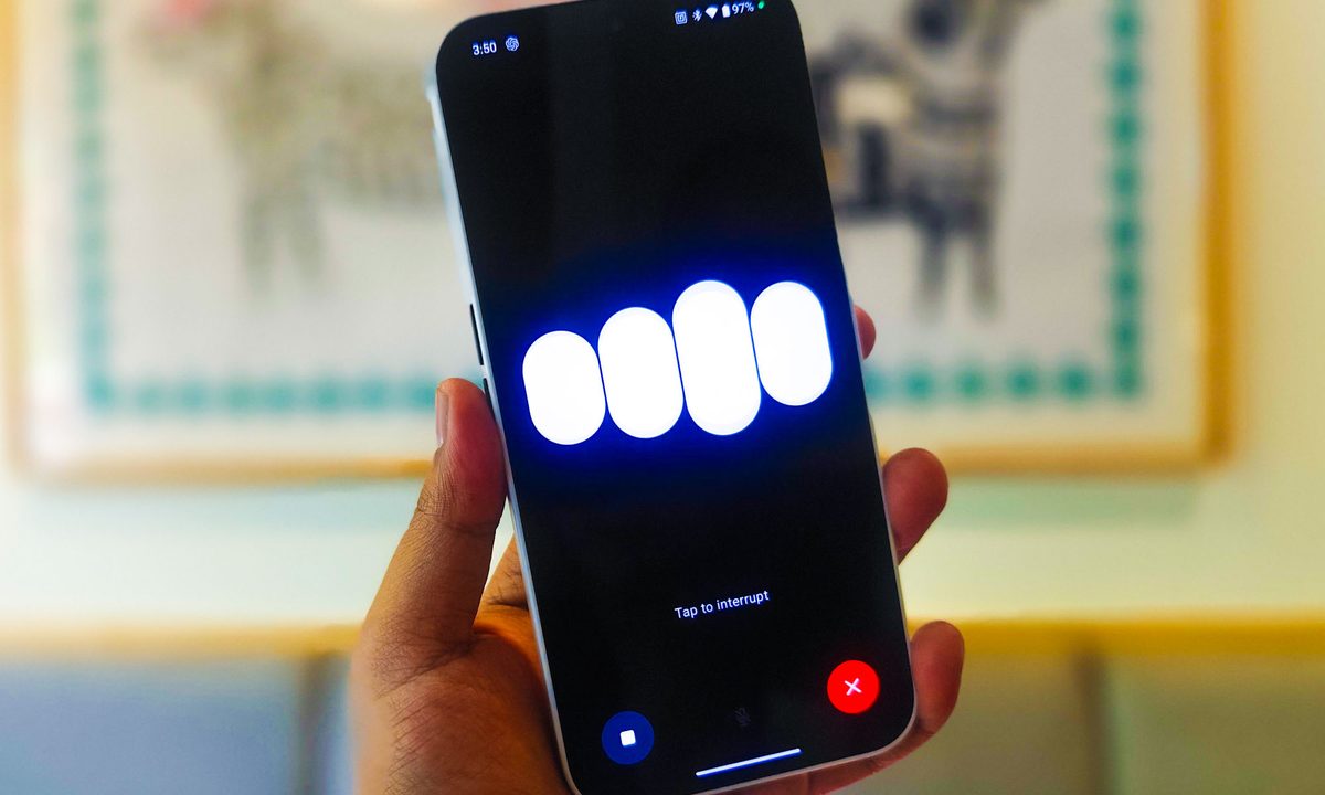 Nothing Phone 2a and ChatGPT voice mode.
