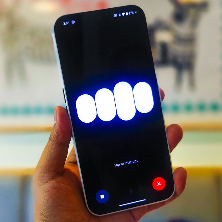 Nothing Phone 2a and ChatGPT voice mode.